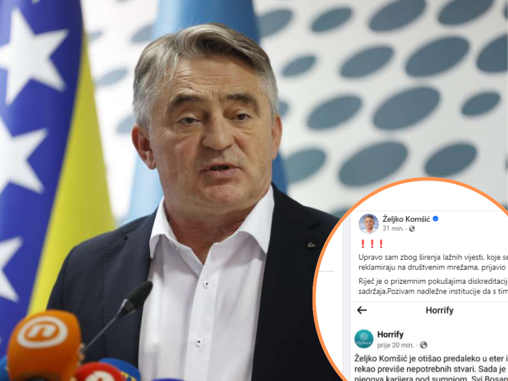 Komšić traži od nadležnih da se suprotstave lažnim vijestima na društvenim mrežama