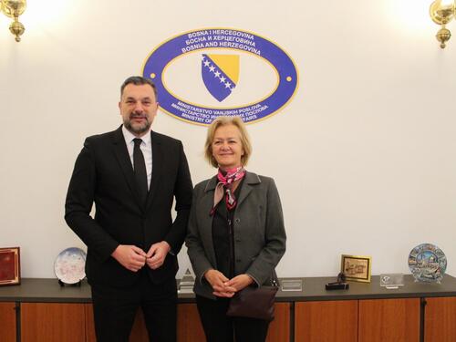 Konaković - Eichhorst: Trenutni povoljan trenutak za početak pregovora mora se iskoristiti