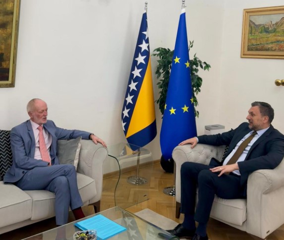 Konaković i njemački ambasador: BiH u izazovnim vremenima, ali ostaje za EU put