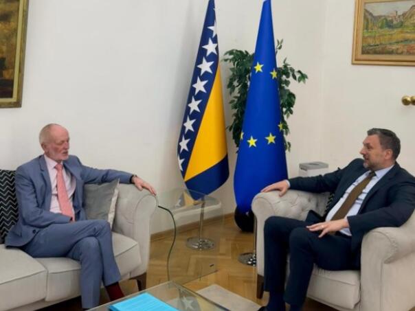 Konaković i njemački ambasador: BiH u izazovnim vremenima, ali ostaje za EU put