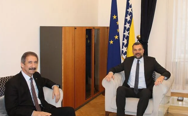 Konaković održao prvi sastanak kao ministar vanjskih poslova, ugostio ambasadora Palestine