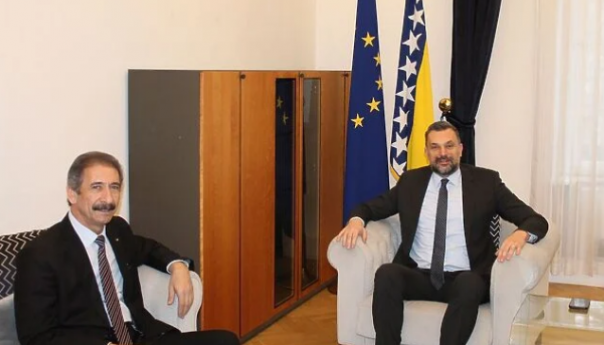 Konaković održao prvi sastanak kao ministar vanjskih poslova, ugostio ambasadora Palestine