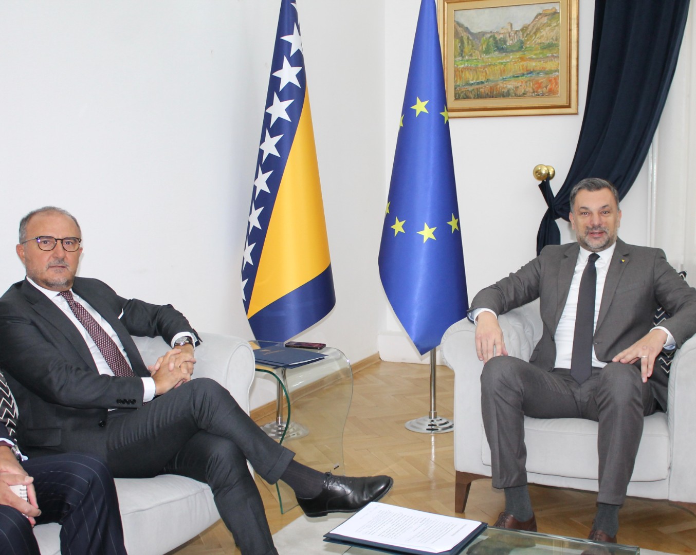 Konaković poželio uspješan mandat novoimenovanom ambasadoru EU u BiH Luigiju Soreci