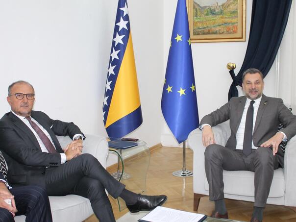 Konaković poželio uspješan mandat novoimenovanom ambasadoru EU u BiH Luigiju Soreci