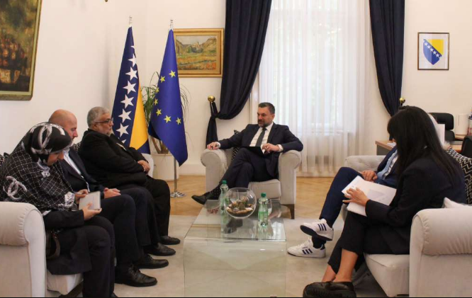 Konaković primio u nastupne posjete novoimenovane ambasadore Irana, Katara i Švedske