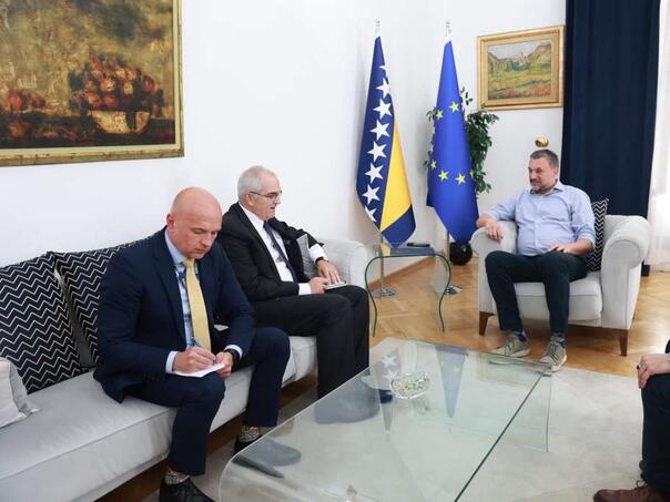 Konaković primio u nastupnu posjetu šefa Misije OSCE-a u BiH Richarda Holtzapplea