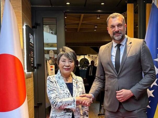Konaković razgovarao s ministricom vanjskih poslova Japana, zahvalio se za podršku Rezoluciji