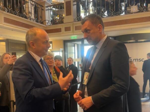 Konaković sa irskim premijerom: Potrebno jačati ekonomsku saradnju