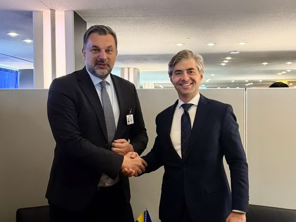 Konaković s litvanskim šefom diplomatije o BiH, EU putu i Dodikovim opstrukcijama