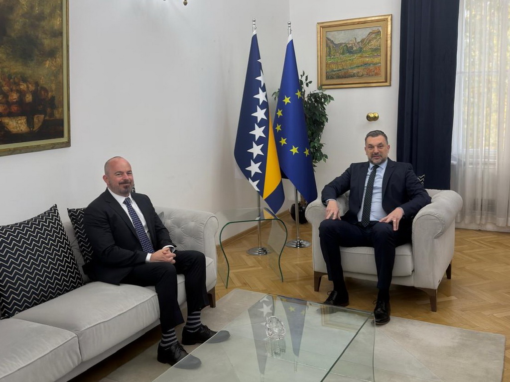 Konaković s prvim čovjekom američke ambasade razgovarao o jačanju saradnje BiH i SAD-a