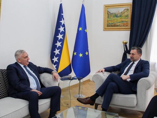 Konaković sa ambasadorom Srbije o avioliniji Mostar-Beograd