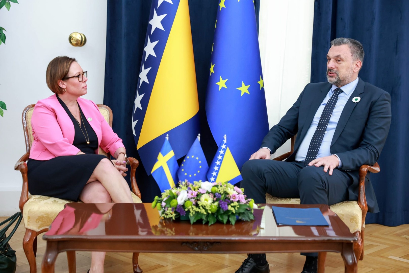 Konaković sa ministricom vanjskih poslova Švedske: Potvrda snažnog partnerstva