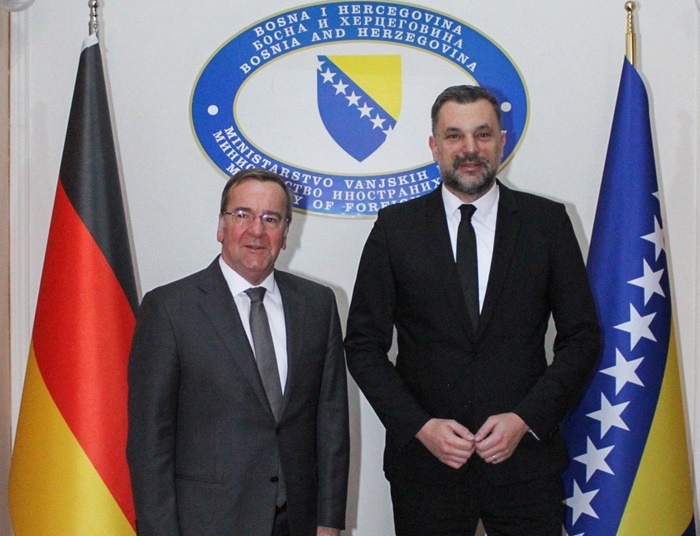 Konaković sa Pistoriusom: Snažna podrška Njemačke BiH