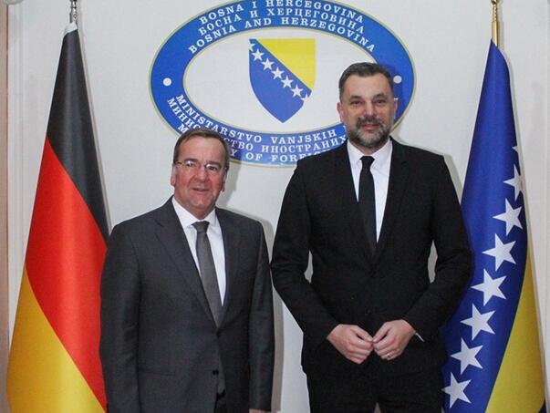 Konaković sa Pistoriusom: Snažna podrška Njemačke BiH