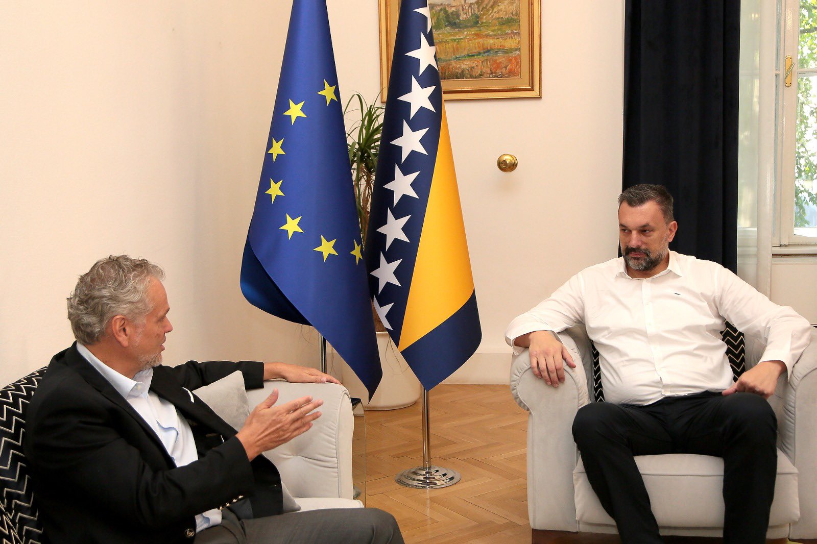 Konaković sa Sattlerom o radu MVP BiH i evropskom putu