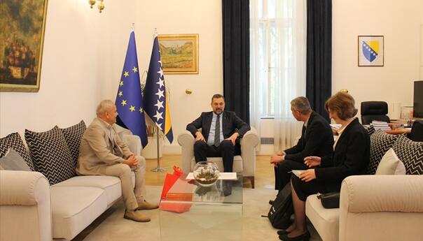 Konaković se sastao sa delegacijom Društva Crvenog krsta BiH