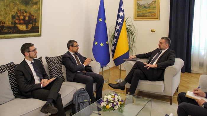 Konaković sa direktorom Ureda za Jadransku regiju i Balkan MVP-a Italije Andreom Casconeom