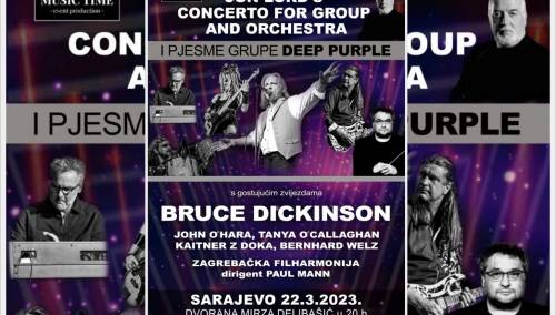 Koncert Brucea Dickinsona sa Zagrebačkom filharmonijom 22. marta