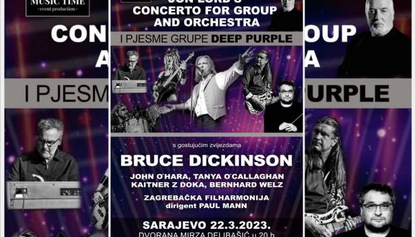 Koncert Brucea Dickinsona sa Zagrebačkom filharmonijom 22. marta