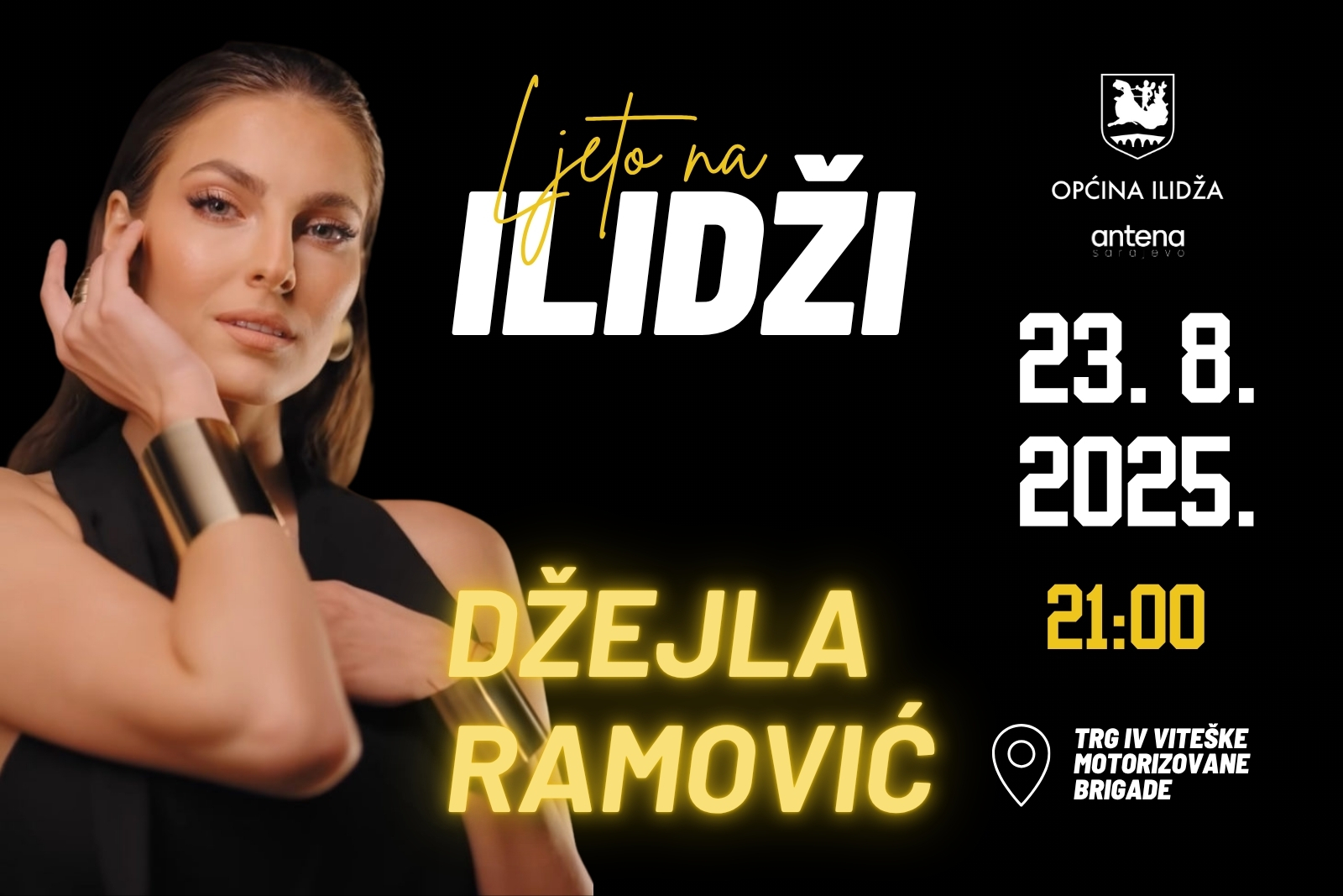 Koncert Džejle Ramović kao nastavak ljetne čarolije u srcu Ilidže