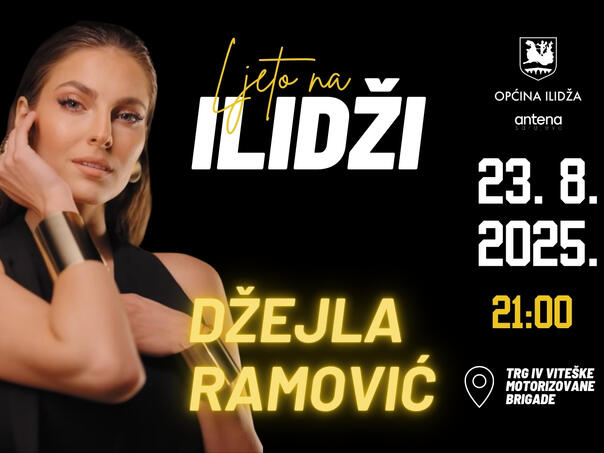 Koncert Džejle Ramović kao nastavak ljetne čarolije u srcu Ilidže