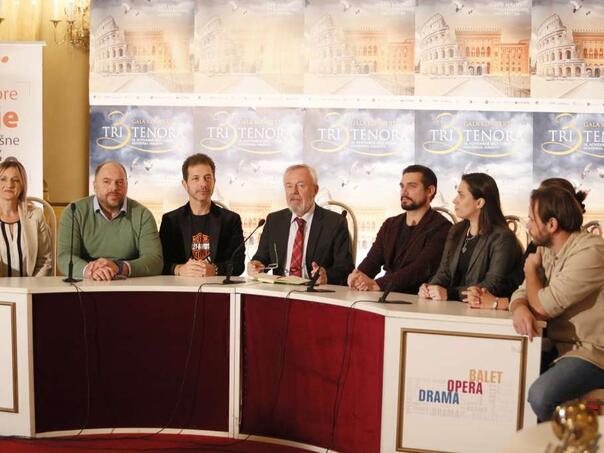 Koncert umjetnika svjetskog glasa 'Tri tenora' u subotu u KSC Skenderija