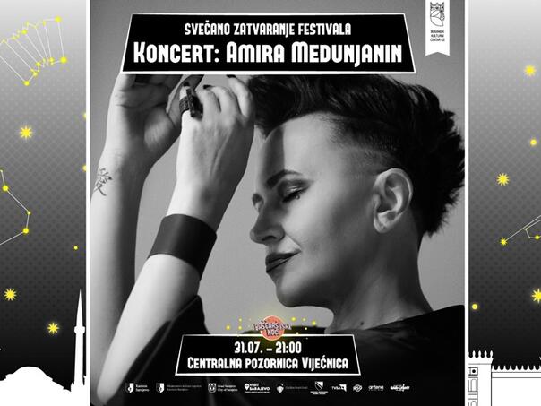 Koncertom Amire Medunjanin sutra se zatvara festival 'Baščaršijske noći'