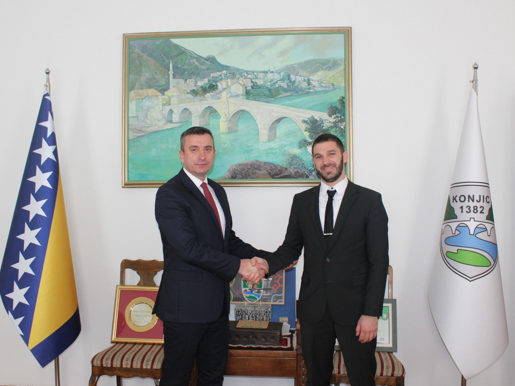 Konjic planira unaprijeđenje stanja u sektoru voda i poljoprivrede, grad posjetio ministar HNK