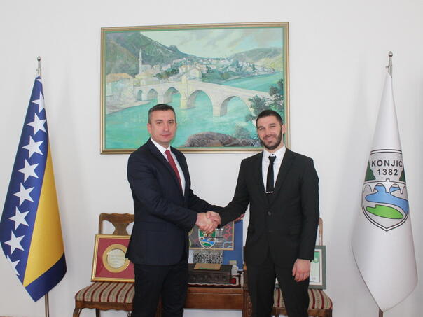 Konjic planira unaprijeđenje stanja u sektoru voda i poljoprivrede, grad posjetio ministar HNK