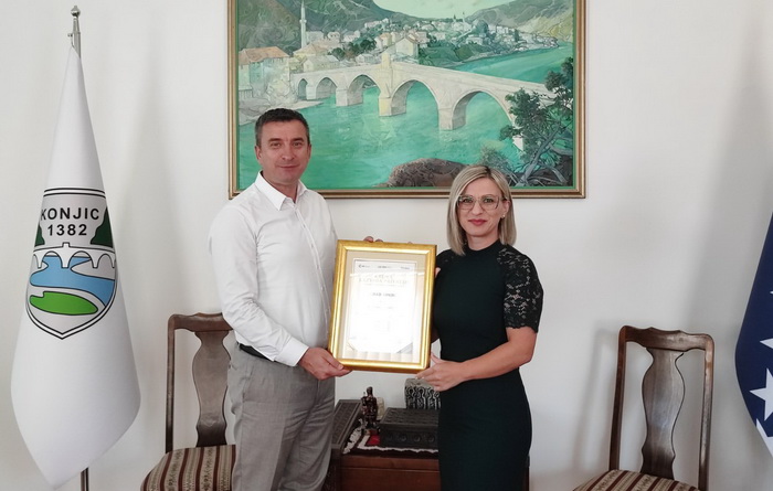 Konjicu i Ćatiću prestižno priznanje 'Kruna razvoja privrede'