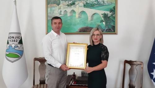 Konjicu i Ćatiću prestižno priznanje 'Kruna razvoja privrede'
