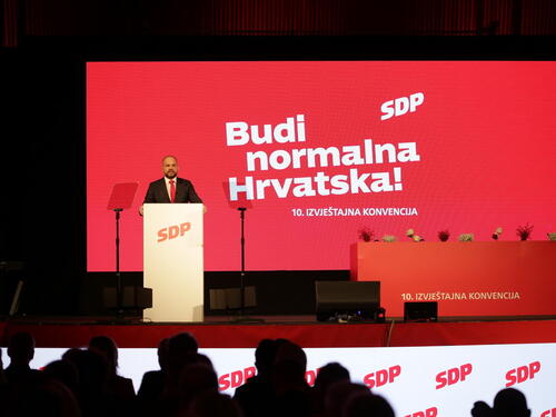 Konvencija SDP-a: Povratak na vlast, za snažnu i pravednu Hrvatsku
