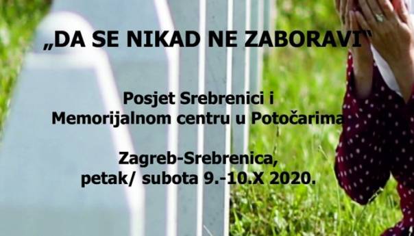 Konvoj mladih Bošnjaka i prijatelja 'Da se nikad ne zaboravi' 9. i 10. oktobra