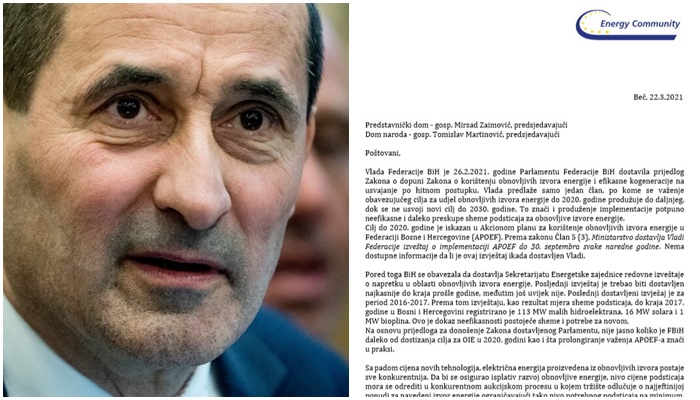 Kopač upozorio Parlament FBiH: Hitno usvojiti novi Zakon o OIE