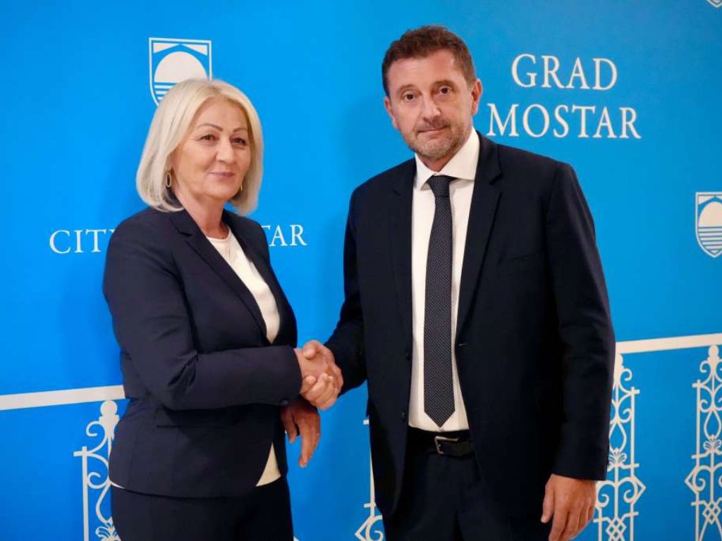 Kordić ugostio Krišto: Mostar dobio 500.000 KM pomoći za Uborak