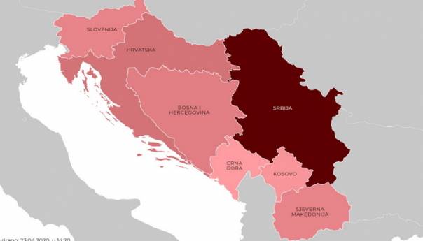 Koronavirus u regionu: Srbija u najtežoj situaciji