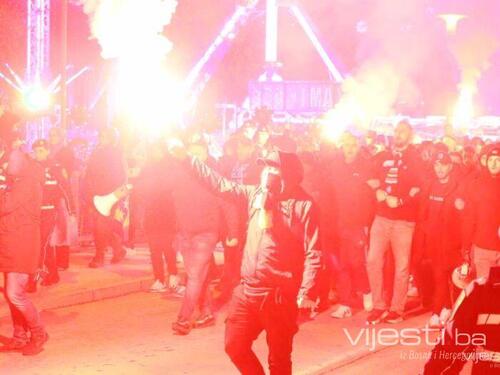 Korteo BH Fanaticosa iz drona: Zenica "gori", Italijani, dobrodošli u "pakao"!