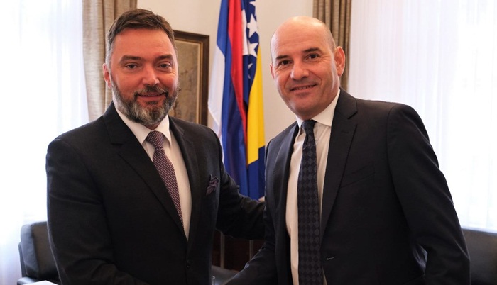 Košarac i Đorđević o unapređenju vanjskotrgovinske razmjene BiH i Srbije