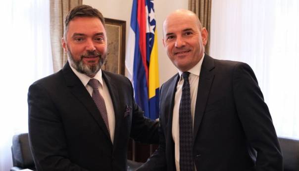 Košarac i Đorđević o unapređenju vanjskotrgovinske razmjene BiH i Srbije
