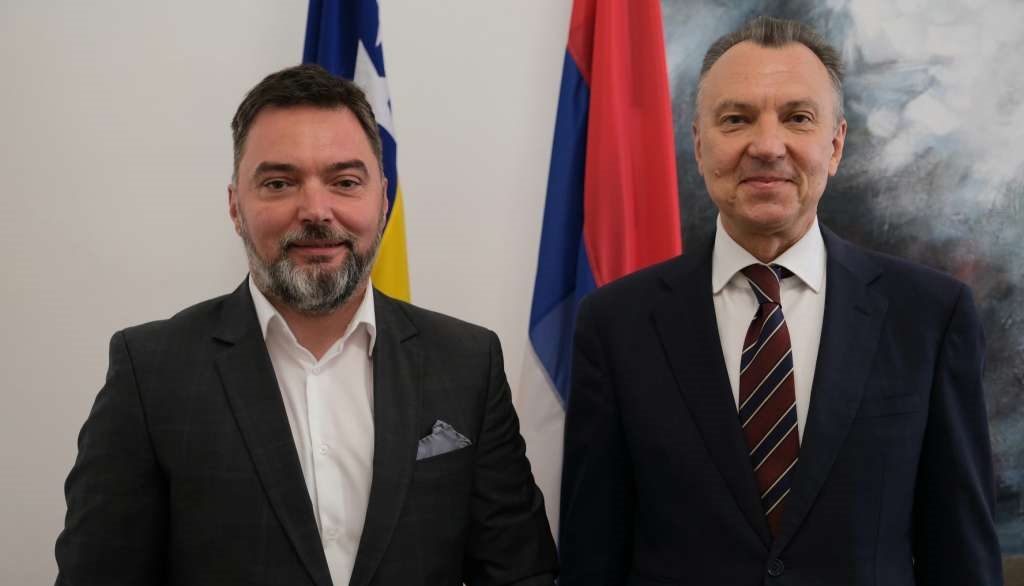 Košarac i Ulahovič o unapređenju saradnje BiH i Bjelorusije