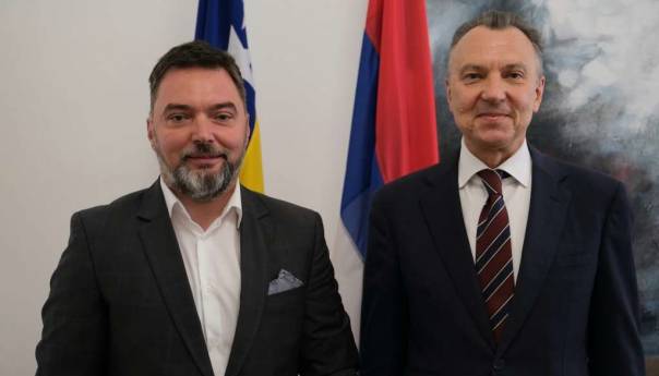 Košarac i Ulahovič o unapređenju saradnje BiH i Bjelorusije