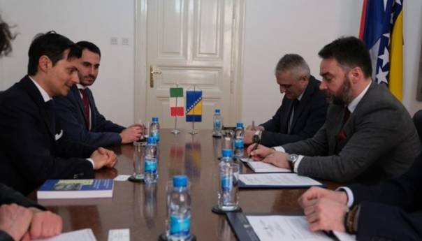 Košarac - Minasi: Italija drugi vanjskotrgovinski partner BiH