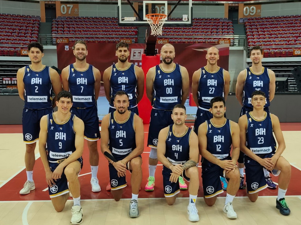Košarkaši BiH će na današnjoj utakmici s Kinom predstaviti nove dresove