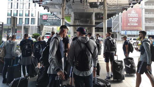 Košarkaši BiH doputovali u Poljsku, večeras trening u dvorani Gliwice