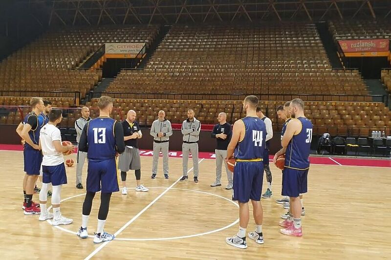 Košarkaši BiH obavili prvi trening u Mejdanu