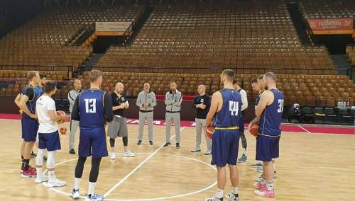 Košarkaši BiH obavili prvi trening u Mejdanu
