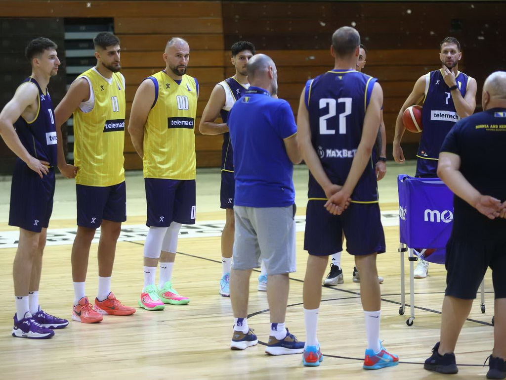 Košarkaši BiH počeli pripreme za Eurobasket