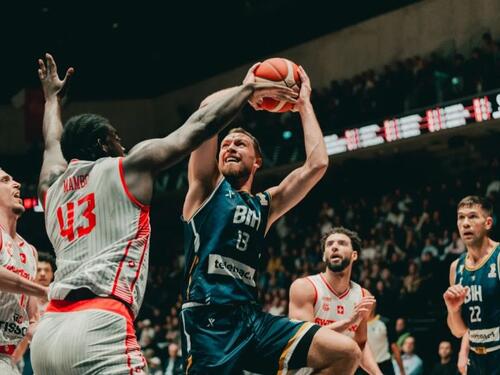 Košarkaši BiH razbili Švicarsku za plasman u drugi krug kvalifikacija za SP