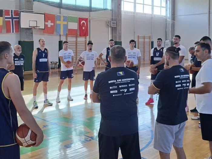 Košarkaši BiH započeli pripreme na Vlašiću