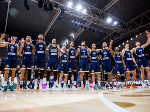 Košarkaška reprezentacija BiH protiv Srbije u Skenderiji